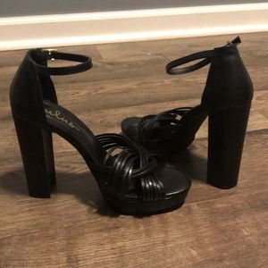 Lulus strappy platform heels
